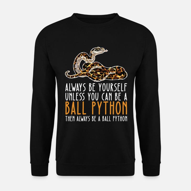 Soyez vous-même – King Python - Sweat-shirt Unisexe - noir