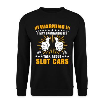 Slot Car Slotracing - Sweat-shirt Unisexe - noir - Devant - Alina (178cm) & Michal (187cm)