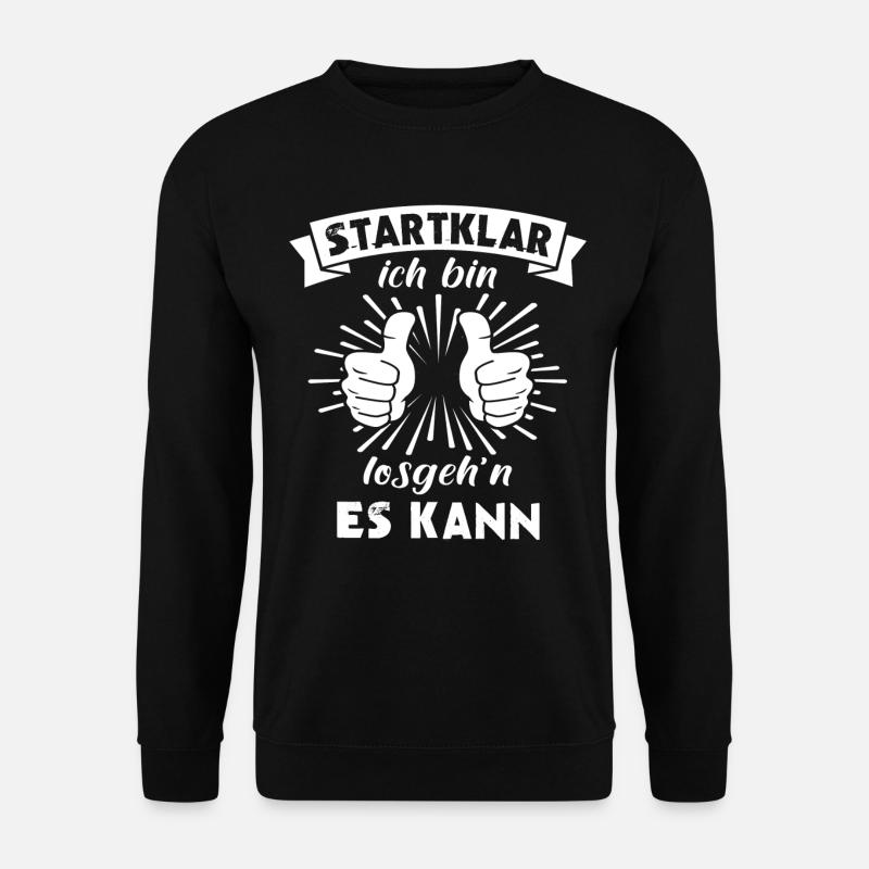 Positive Energie Motivation - Unisex Pullover - Schwarz