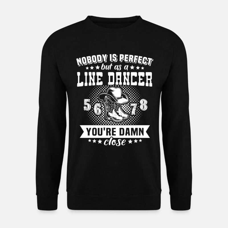 Line Dancing Line Dance - Unisex Pullover - Schwarz