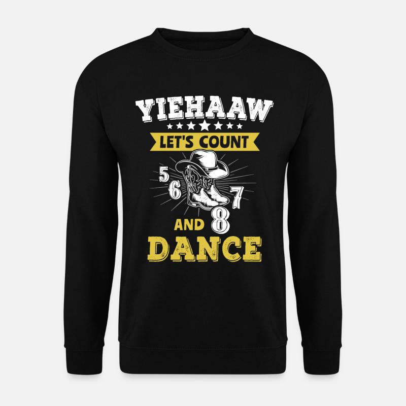 Line Dance Line Dancing - Unisex Pullover - Schwarz