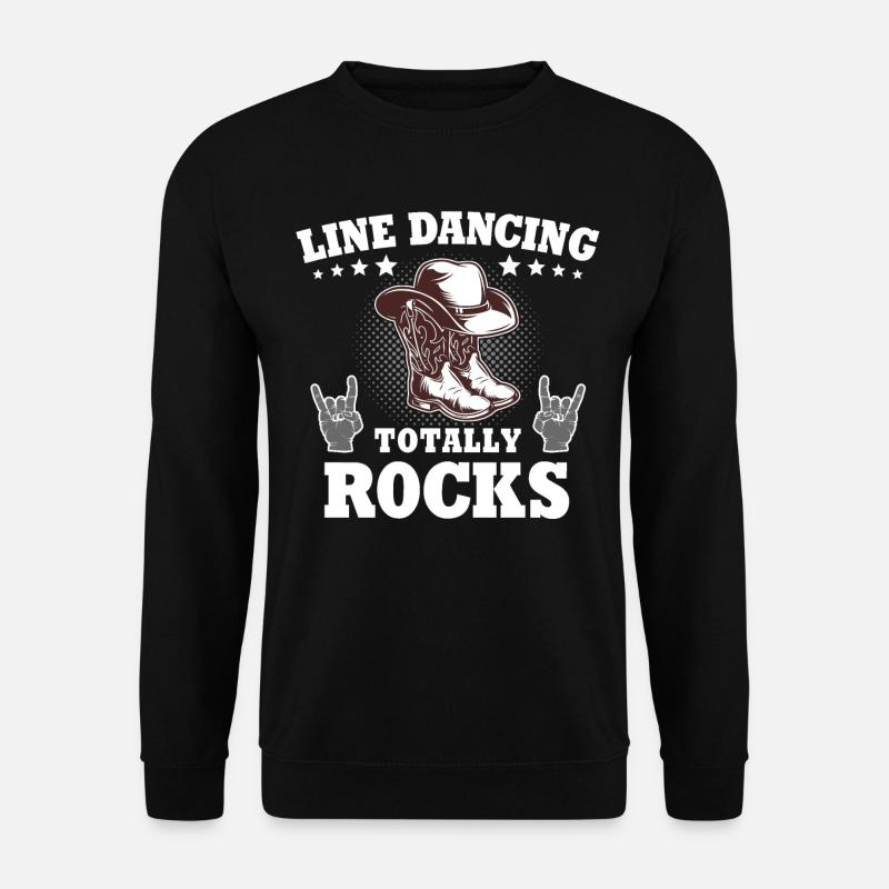 Line Dance Line Dancing - Unisex Sweatshirt - black