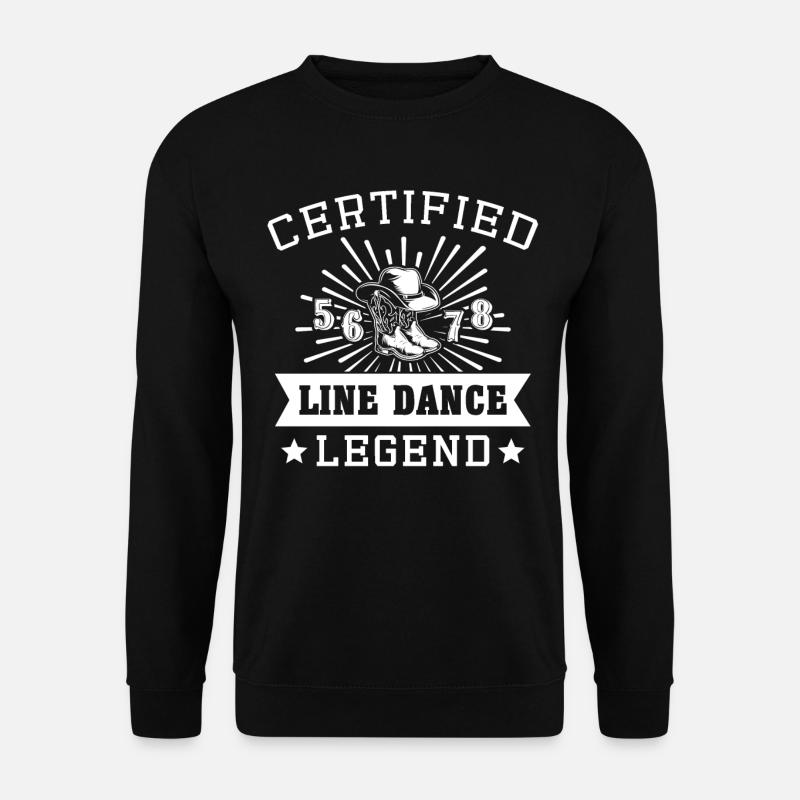 Line Dancing Legend Line Dance - Unisex Pullover - Schwarz
