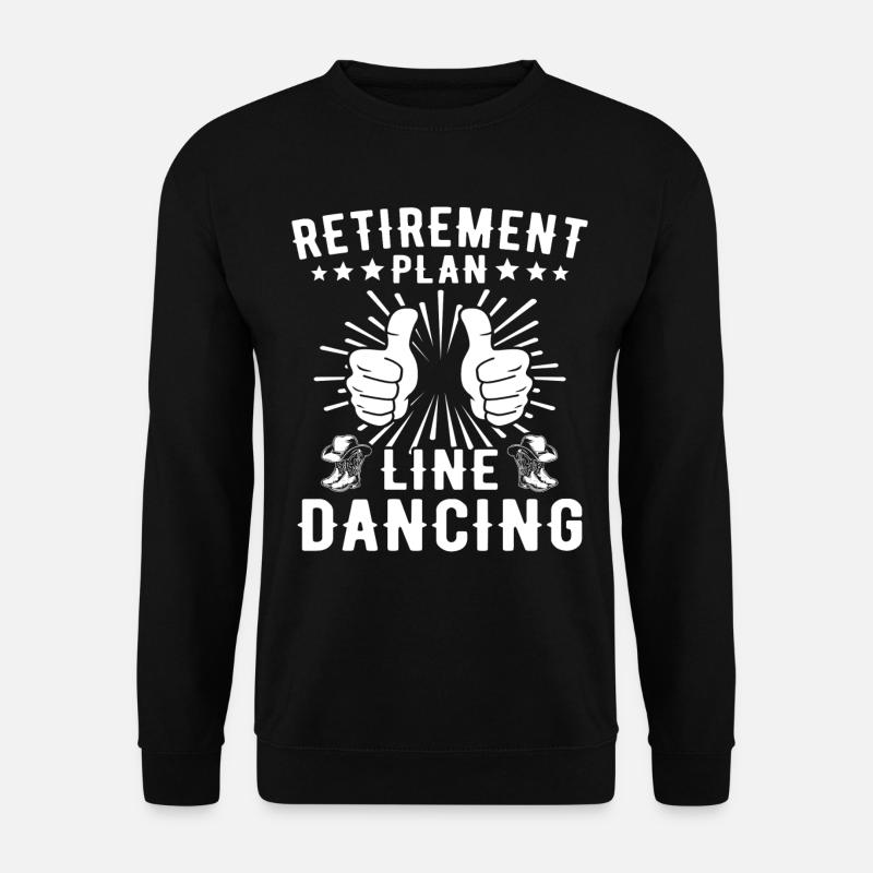 Line Dance Line Dancing - Unisex Sweatshirt - black