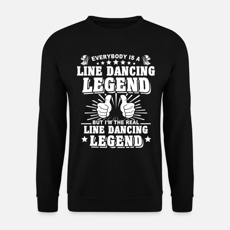 Line Dance Line Dancing - Unisex Pullover - Schwarz