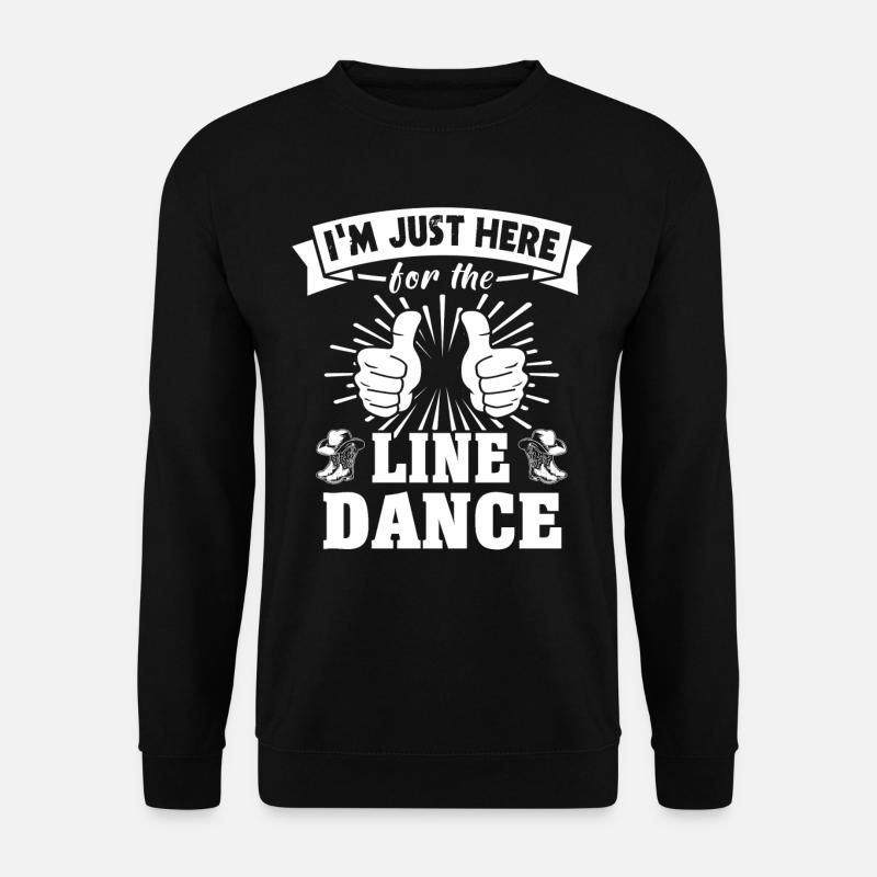 Line Dancing Gift - Unisex Sweatshirt - black