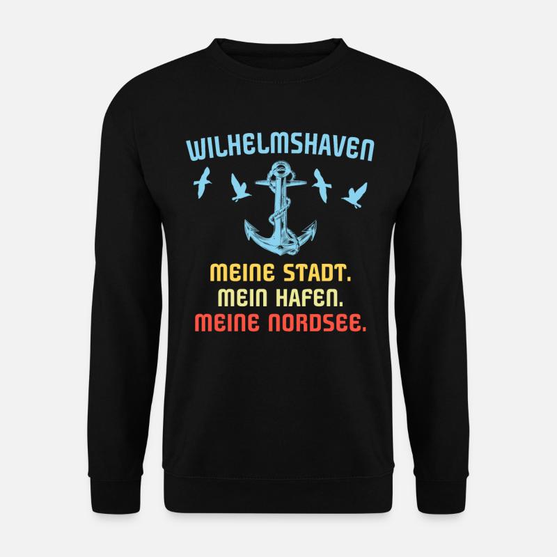 Wilhelmshavener Wilhelmshaven - Unisex Pullover - Schwarz