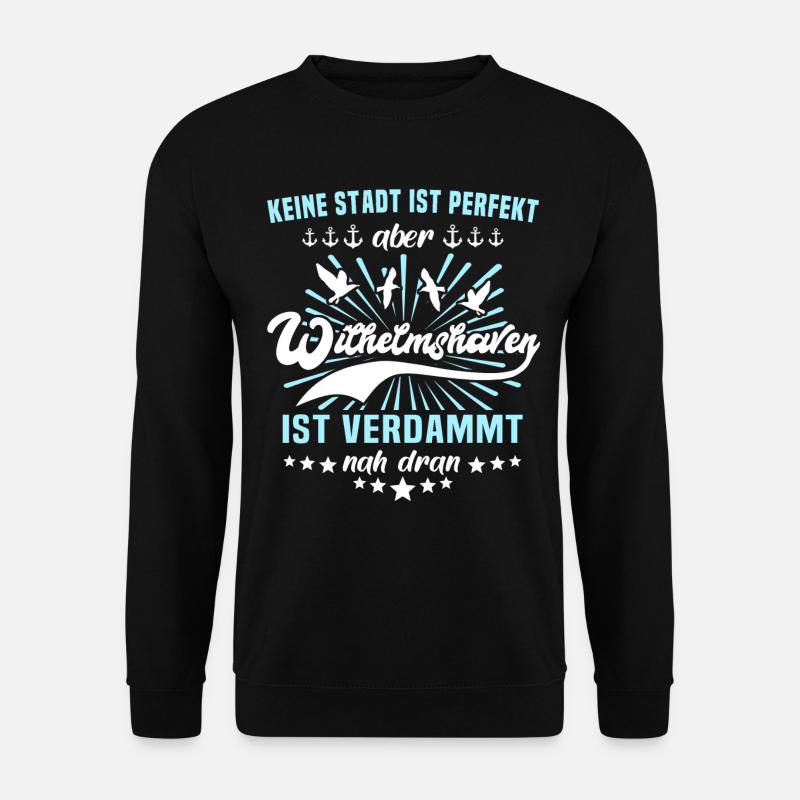 Wilhelmshavener Wilhelmshaven - Unisex Pullover - Schwarz
