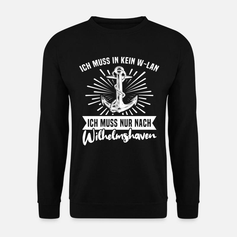 Wilhelmshaven - Unisex Pullover - Schwarz