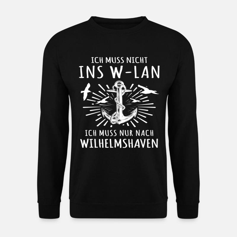 Wilhelmshaven - Unisex Pullover - Schwarz