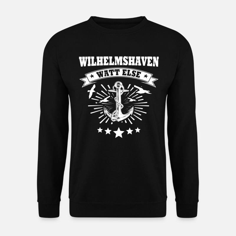 Wilhelmshaven Urlaub - Unisex Pullover - Schwarz
