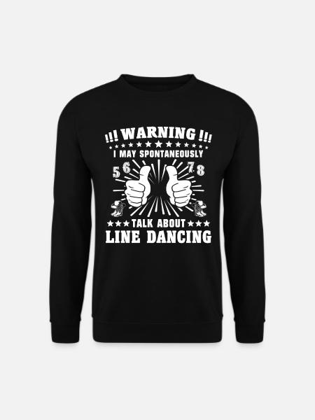 Line Dancing Line Dance - Unisex Sweatshirt - black