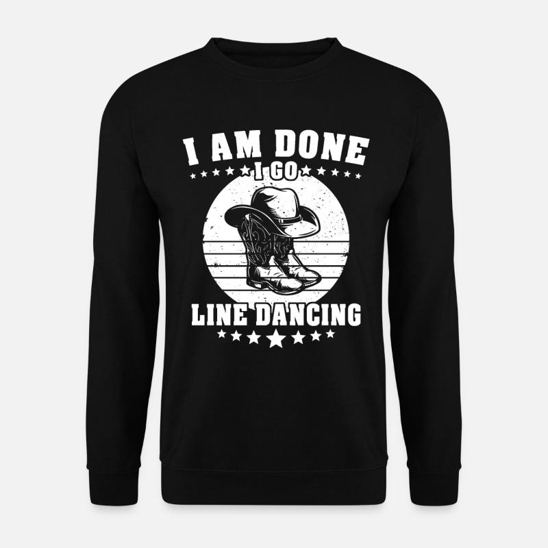 Line Dancing Line Dance - Unisex Pullover - Schwarz