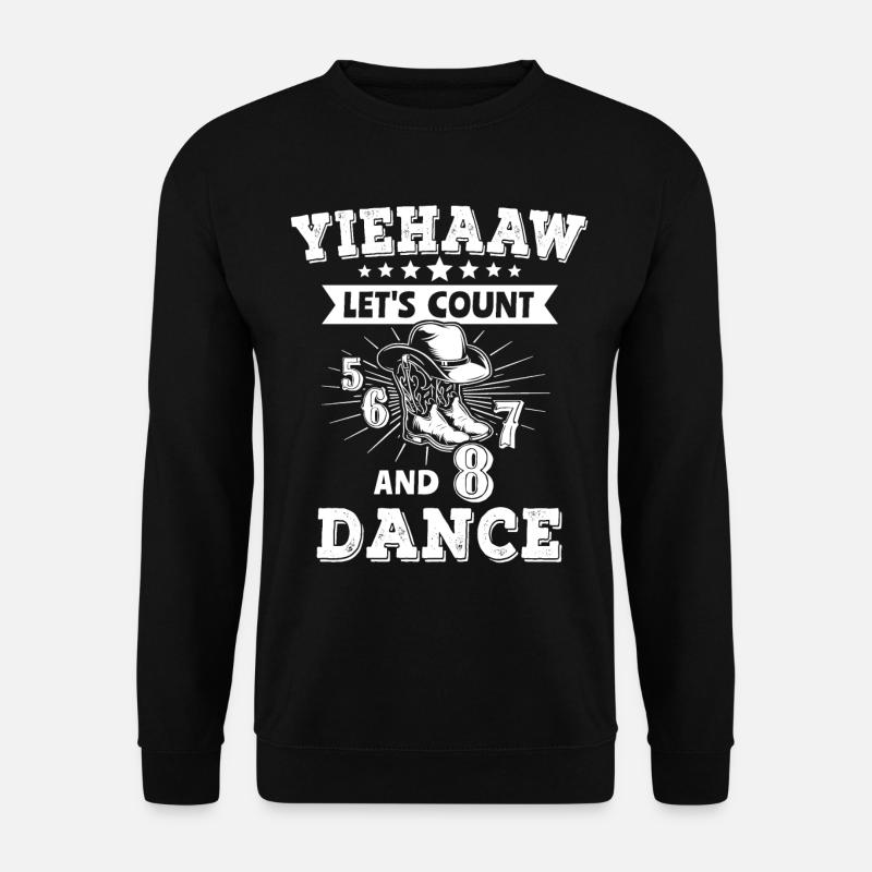 Line Dancing Line Dancer - Unisex Sweatshirt - black