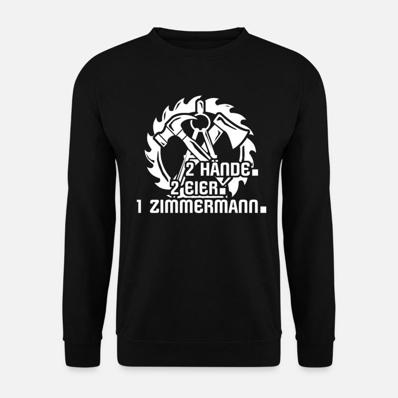 Zimmermann Zimmern Zimmerer - Unisex Pullover - Schwarz