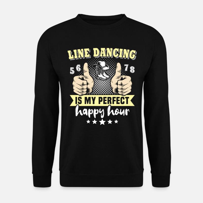 Line Dancing Perfect - Unisex Pullover - Schwarz