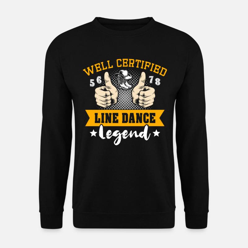 Line Dance Legend Line Dancing - Unisex Pullover - Schwarz