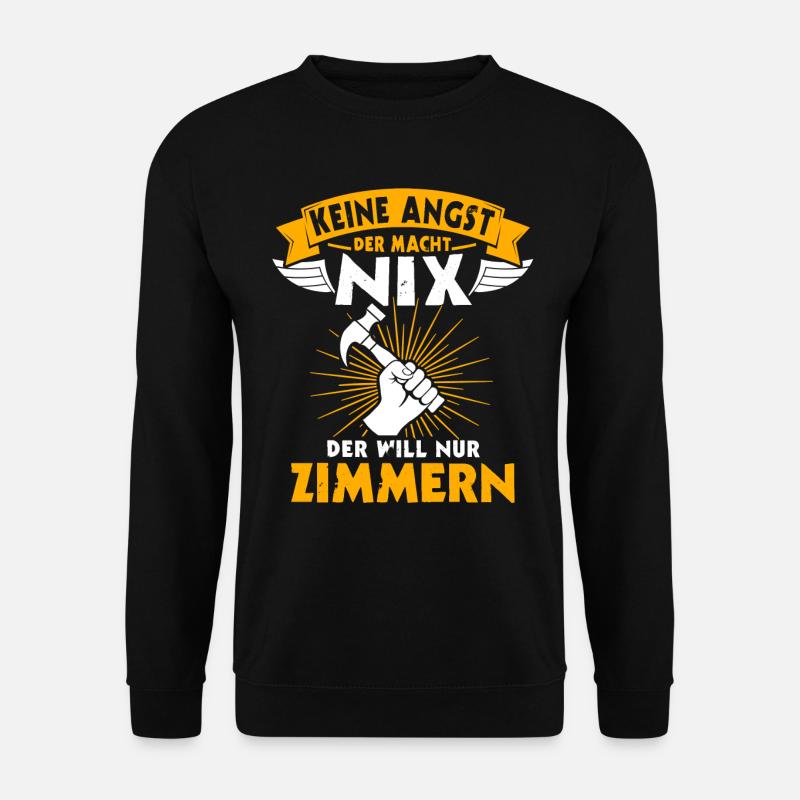 Zimmermann Zimmerer Zimmerei - Unisex Pullover - Schwarz