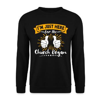 Organiste Orgue organiste - Sweat-shirt Unisexe - noir - Devant - Alina (178cm) & Michal (187cm)