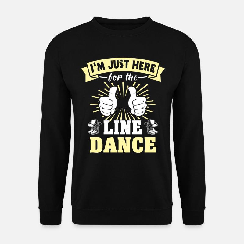 Line Dancer Line Dancing - Unisex Sweatshirt - black