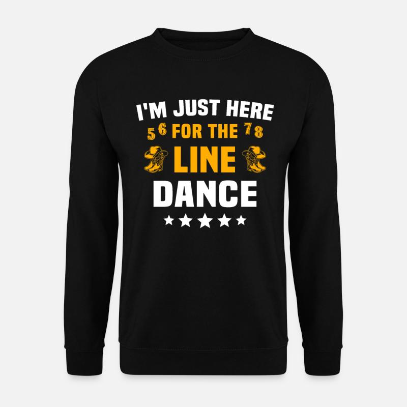 Line Dancer Line Dancing - Unisex Sweatshirt - black