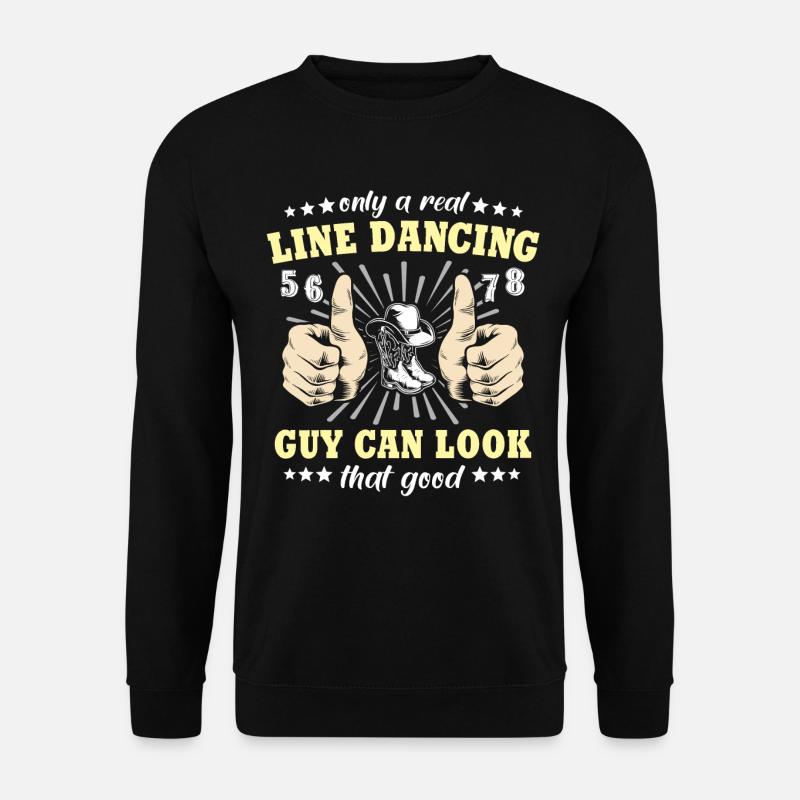 Line Dancing Geschenk - Unisex Pullover - Schwarz