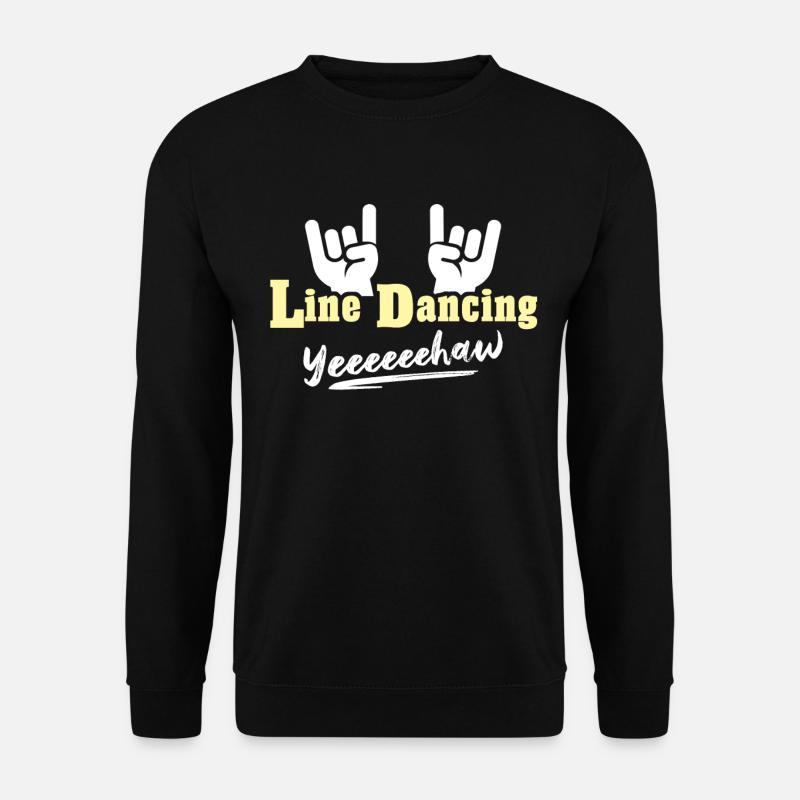 Line Dancing Line Dance - Unisex Sweatshirt - black