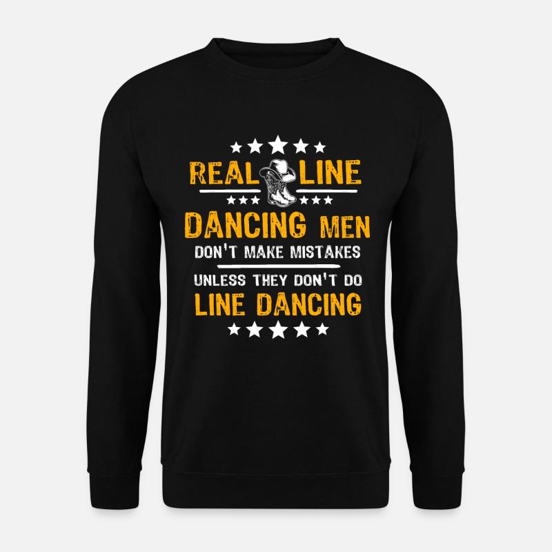 Line Dance Line Dancing - Unisex Sweatshirt - black