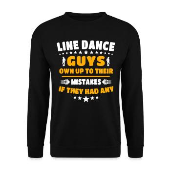 Danse en ligne Danse en ligne - Sweat-shirt Unisexe - noir - Devant - Alina (178cm) & Michal (187cm)
