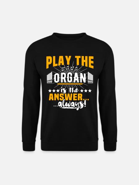Orgelspieler Organist Orgel - Unisextröja - svart