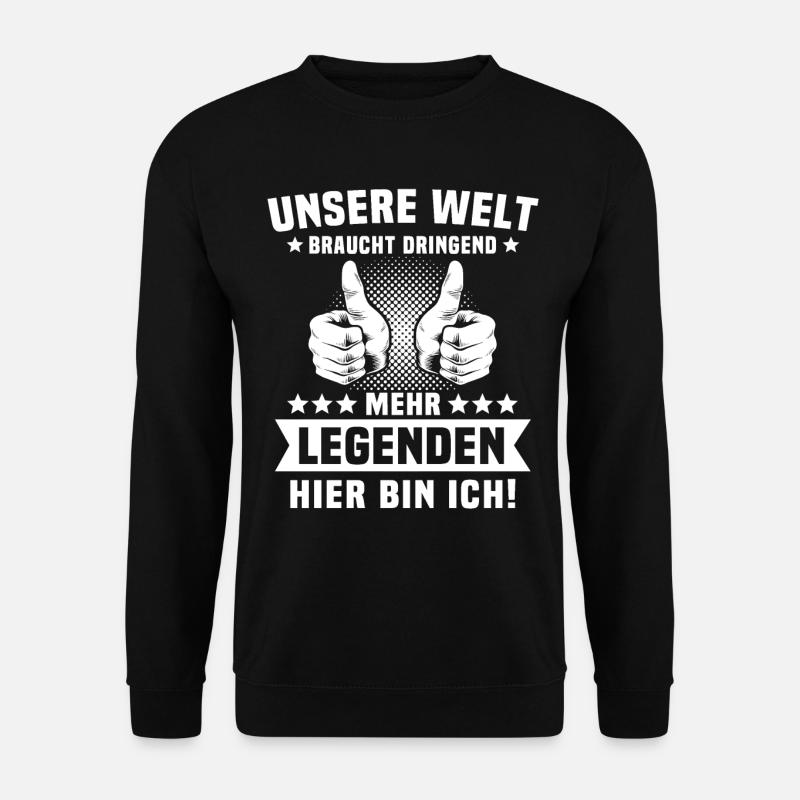 Legende Legenden - Unisex Pullover - Schwarz