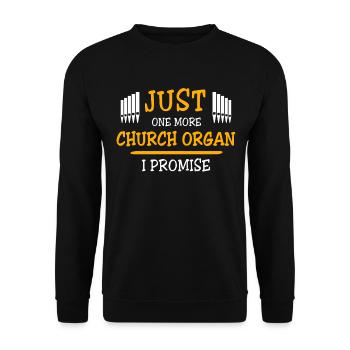 Organiste Orgue organiste - Sweat-shirt Unisexe - noir - Devant - Alina (178cm) & Michal (187cm)