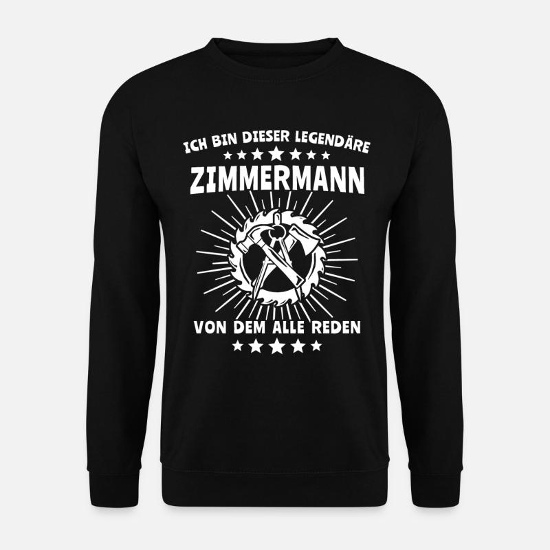 Zimmermann Zimmerer - Unisex Pullover - Schwarz