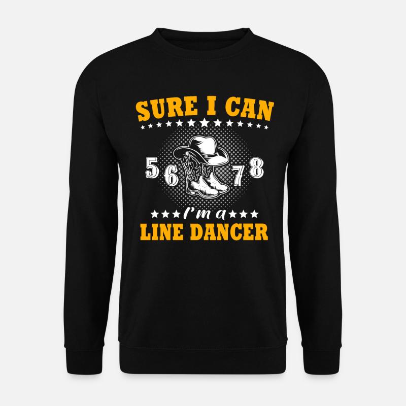 Line Dance Line Dancing - Unisex Pullover - Schwarz
