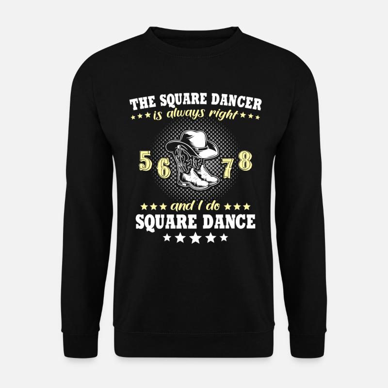 Line Dance Line Dancing - Unisex Sweatshirt - black