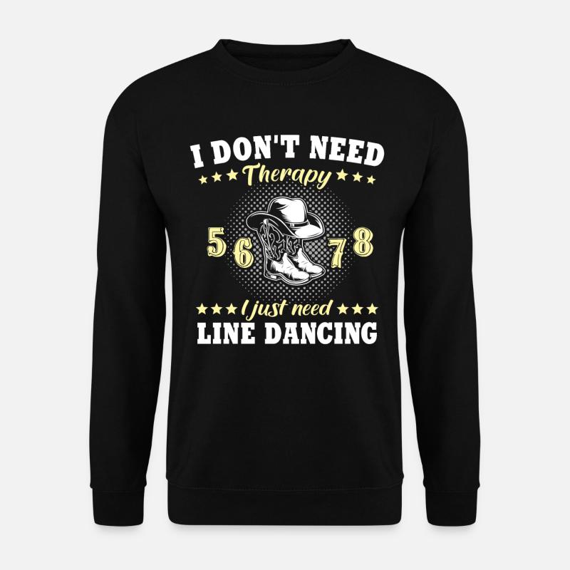 Line Dancing - Unisex Pullover - Schwarz
