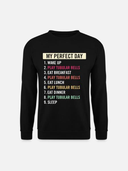 Funny Tubular Bells Quotes Tubular Bell Players - Unisex Pullover - Schwarz