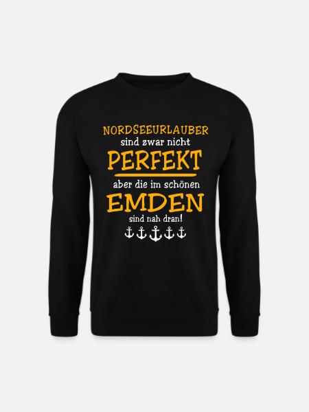 Emden - Unisex Pullover - Schwarz