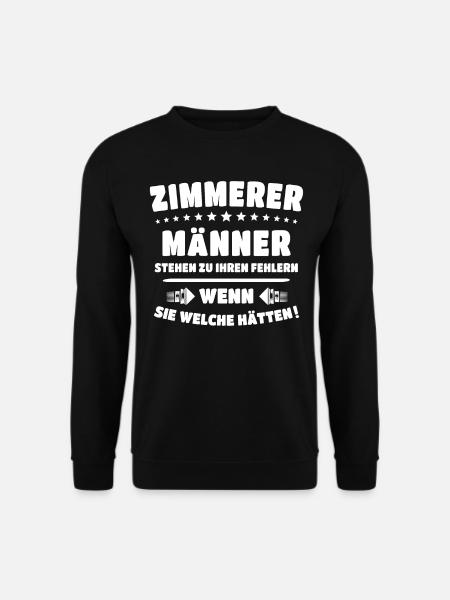Zimmermann Zimmerer - Unisex Pullover - Schwarz