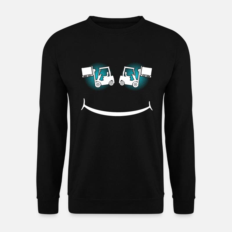Staplerfahrer Gabelstapler Stapler - Unisex Pullover - Schwarz