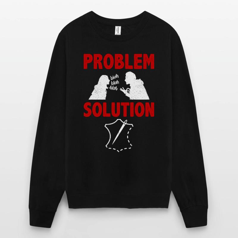 Leather Crafts Leather Wallet Problem Solution Unisex Sweatshirt