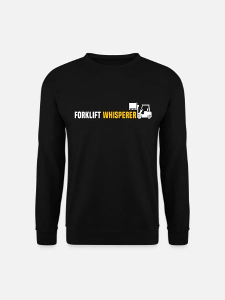 Stapler Flüsterer Staplerfahrer - Unisex Pullover - Schwarz