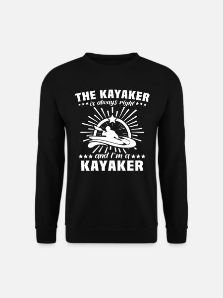 Kayaker Kayaking - Unisex Sweatshirt - black