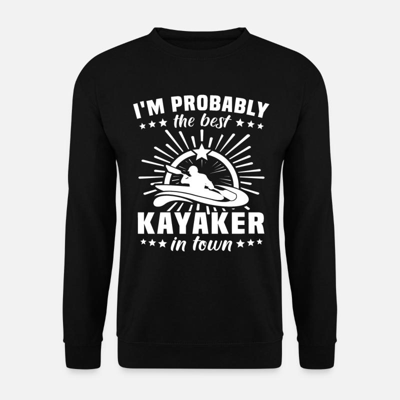 Kayaker Kayaking - Unisex Sweatshirt - black
