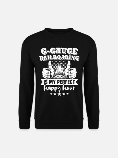 Gartenbahn Spur G Modelleisenbahn - Unisex Pullover - Schwarz