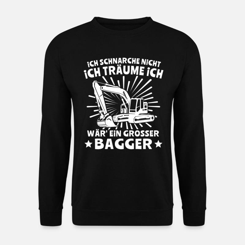 Baggerfuehrer Baggerfahrer - Unisex Pullover - Schwarz
