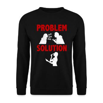 Makeup Art Makeup Artist Makeup Problem Solution - Unisex Sweatshirt - black - Front - Alina (178cm) & Michal (187cm)