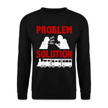 Modélisme ferroviaire Modélisme Modélisation ferroviaire Hobby - Sweat-shirt Unisexe - noir - Devant - Alina (178cm) & Michal (187cm)