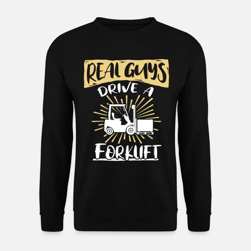 Chariot élévateur à fourche - Sweat-shirt Unisexe - noir