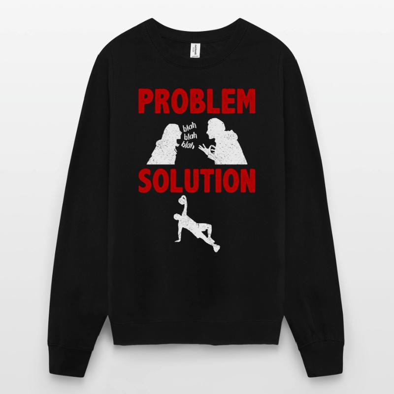 Planking Exercising Problem Solution Hobby Unisex Pullover